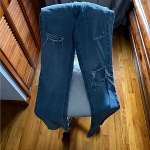 Distressed Blue Women's Jeans